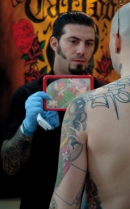 Men and tattoo