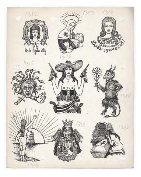The tattoos were not only works of art but laden with symbolism