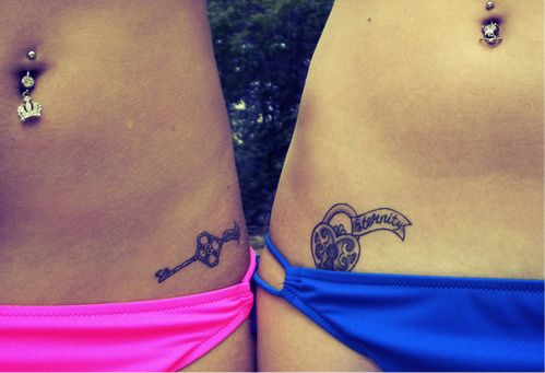 friendship tattoos for girls and boys. Friends for life.