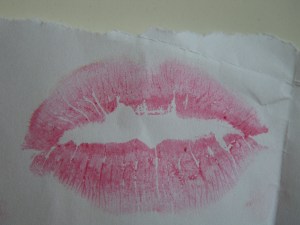 Kissed napkin
