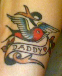 bird daddy tattoo